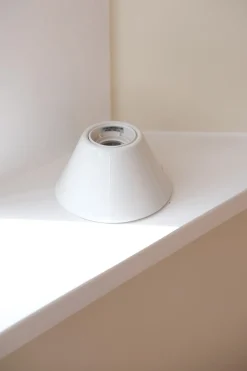 Porcelænslampe • Hvid • 005