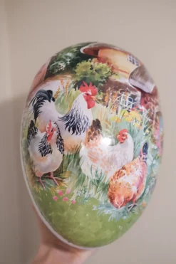 Påskedekoration • Papæg • 25 cm