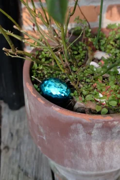 Påskedekoration • Skinnende Æg Assorteret • 8 cm