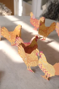 Påskepynt • Bordguirlande • Høns