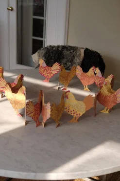 Påskepynt • Bordguirlande • Høns