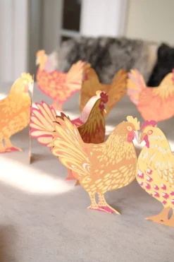 Påskepynt • Bordguirlande • Høns