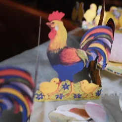 Påskepynt • Papirguirlande • Hane