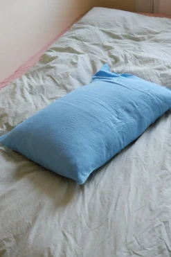 Pudevår • Hør • 50x70 cm • Azur