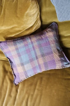 Pudevår • Hør • 30x40 cm • Ecossais Bourgogne