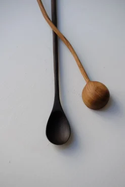 Redskab • Træske • Teak • Lang brændt