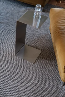 Sidebord • Stål • Pedistal