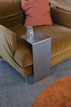 Sidebord • Stål • Pedistal