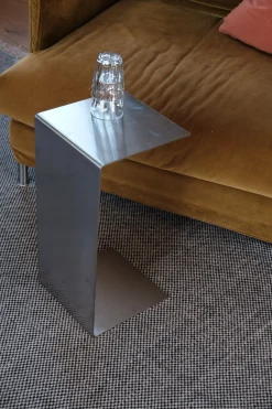 Sidebord • Stål • Pedistal