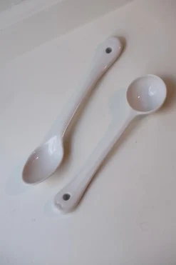 Ske • Porcelæn • Kaffe