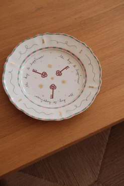 Tallerken • Fad • 26,5 cm • Nøgler • UDGÅR