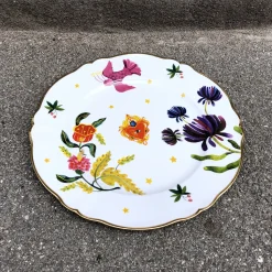 Tallerken • Fad • Fugl og Blomst • UDGÅR