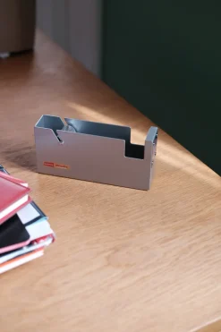 Tapedispenser • Sølv • Stor