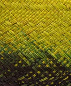 Taske • Palmeblade • Gul & Sort • Lille