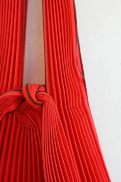 Taske • Plisseret • Bio nedbrydelig • Indkøb • Rød