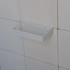 Toiletrulleholder • Metal • Hvid