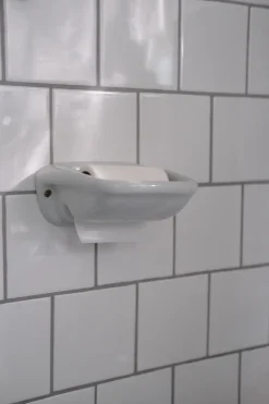 Toiletrulleholder • Porcelæn