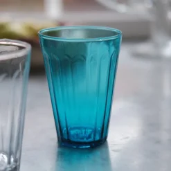 Vandglas • Mundblæst • Turkisblå • UDGÅR