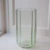 Vase • Glas • Transparent Grøn • Lille