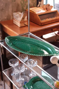 Vintage • Fad • Sarreguemines Fajence • Fisk