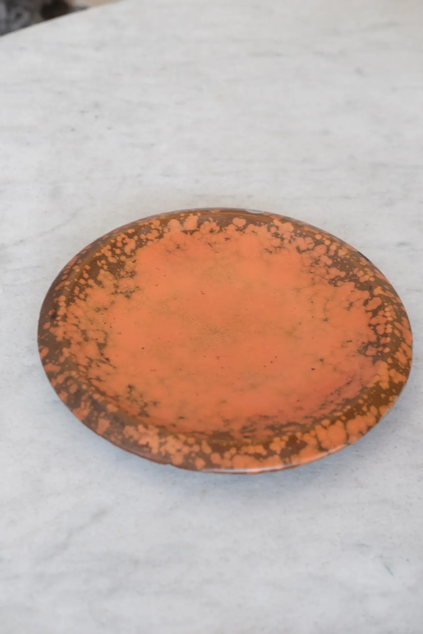 Vintage • Tallerken • Kähler HAK Keramik • Orange