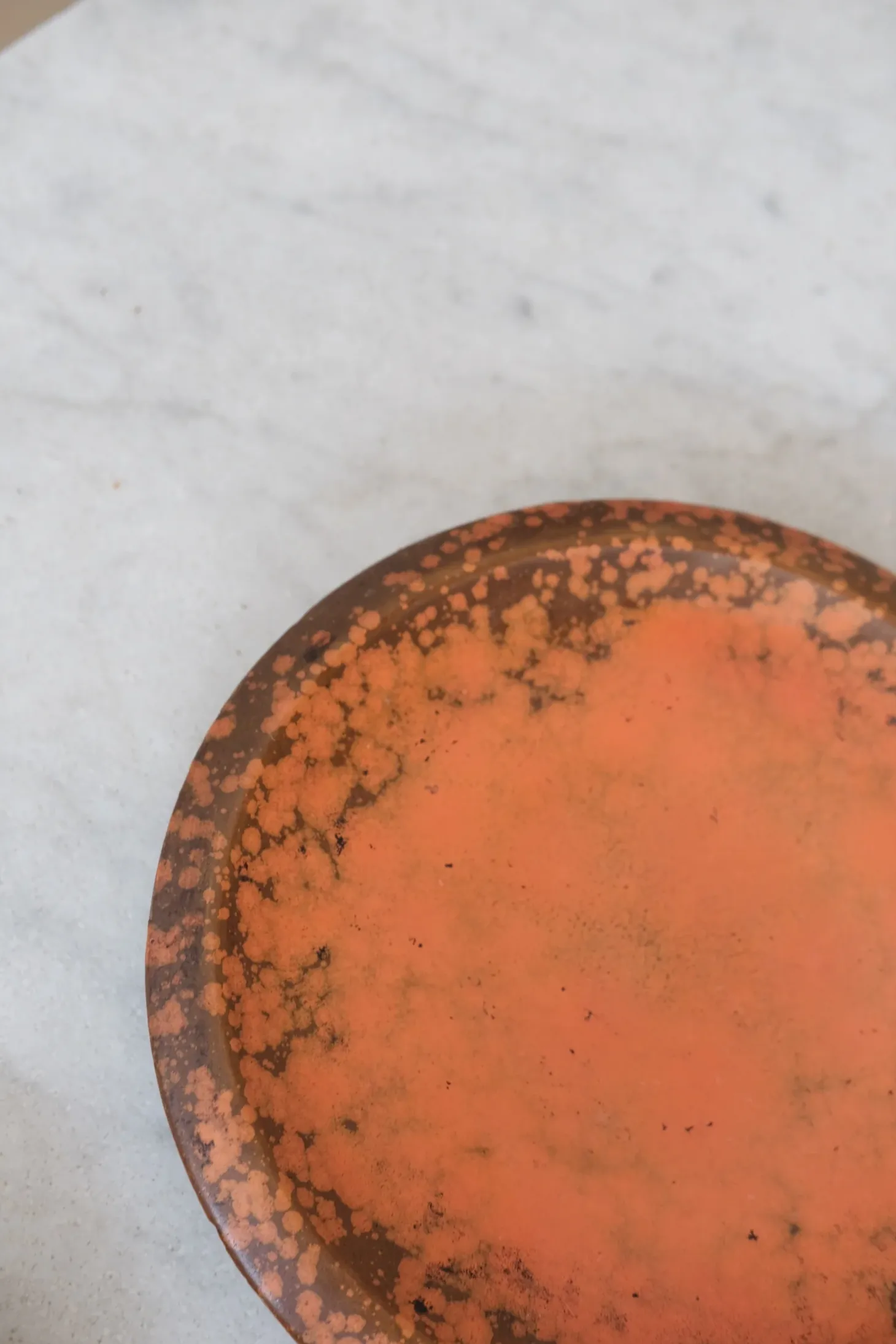 Vintage • Tallerken • Kähler HAK Keramik • Orange