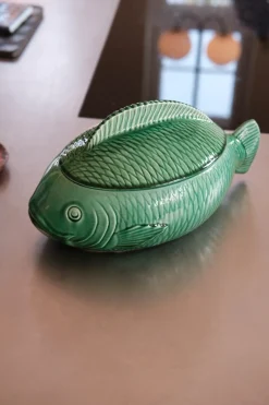 Vintage • Terrin • Sarreguemines Fajence • Fisk