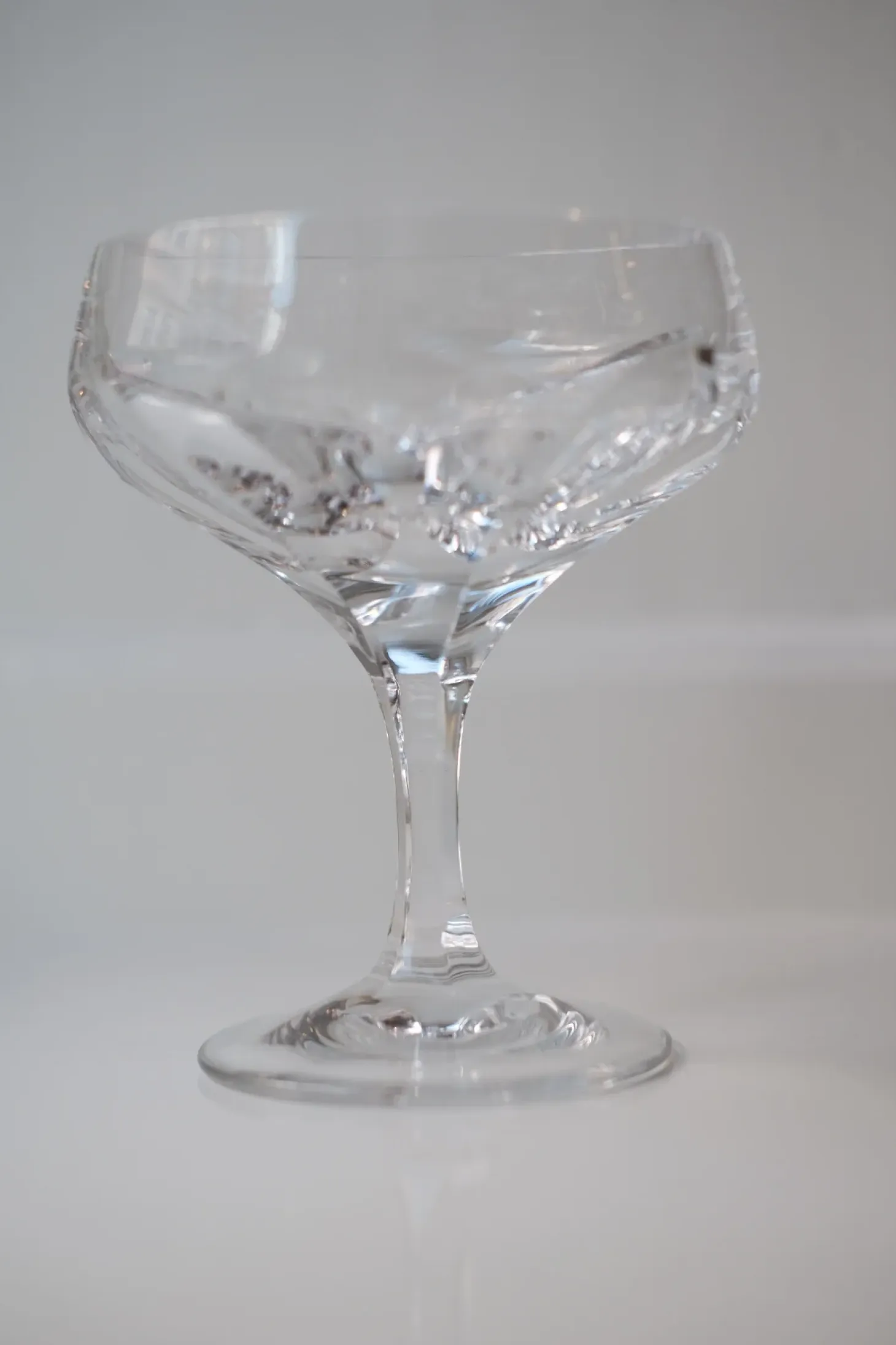 Vintage Champagneskål • Glas • 12,5 cm
