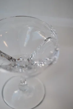 Vintage Champagneskål • Glas • 12,5 cm