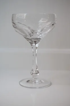 Vintage Champagneskål • Glas • 15 cm
