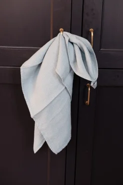 Viskestykke • Hør • Mini Forklæde • Vaflet Bleu Scandinave