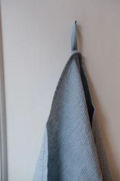 Viskestykke • Hør • Mini Forklæde • Vaflet Bleu Scandinave